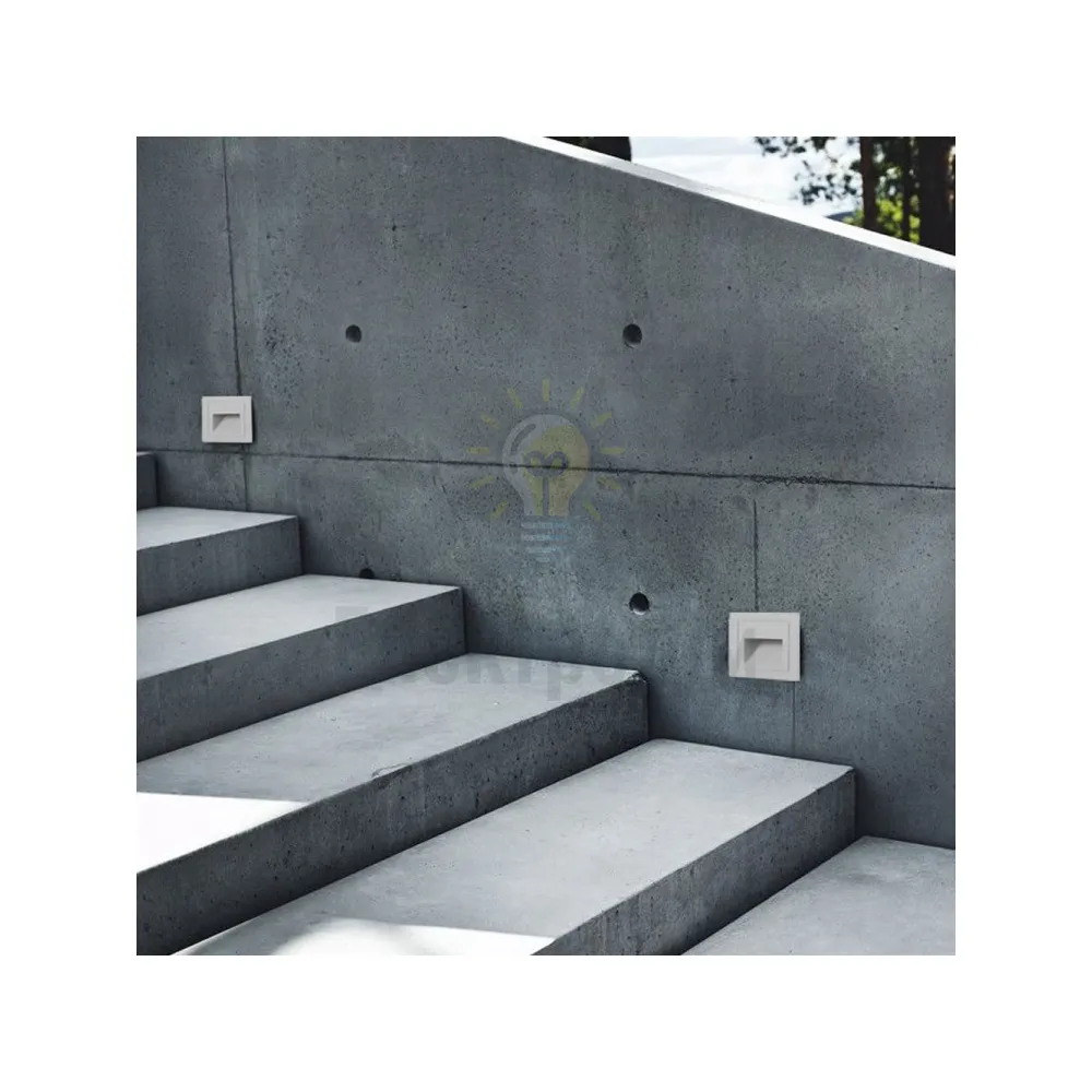 DH1010ARD 230V 3W 30Lm 3000K квадрат 85*85*49mm білий IP54 80674  - фото 4
