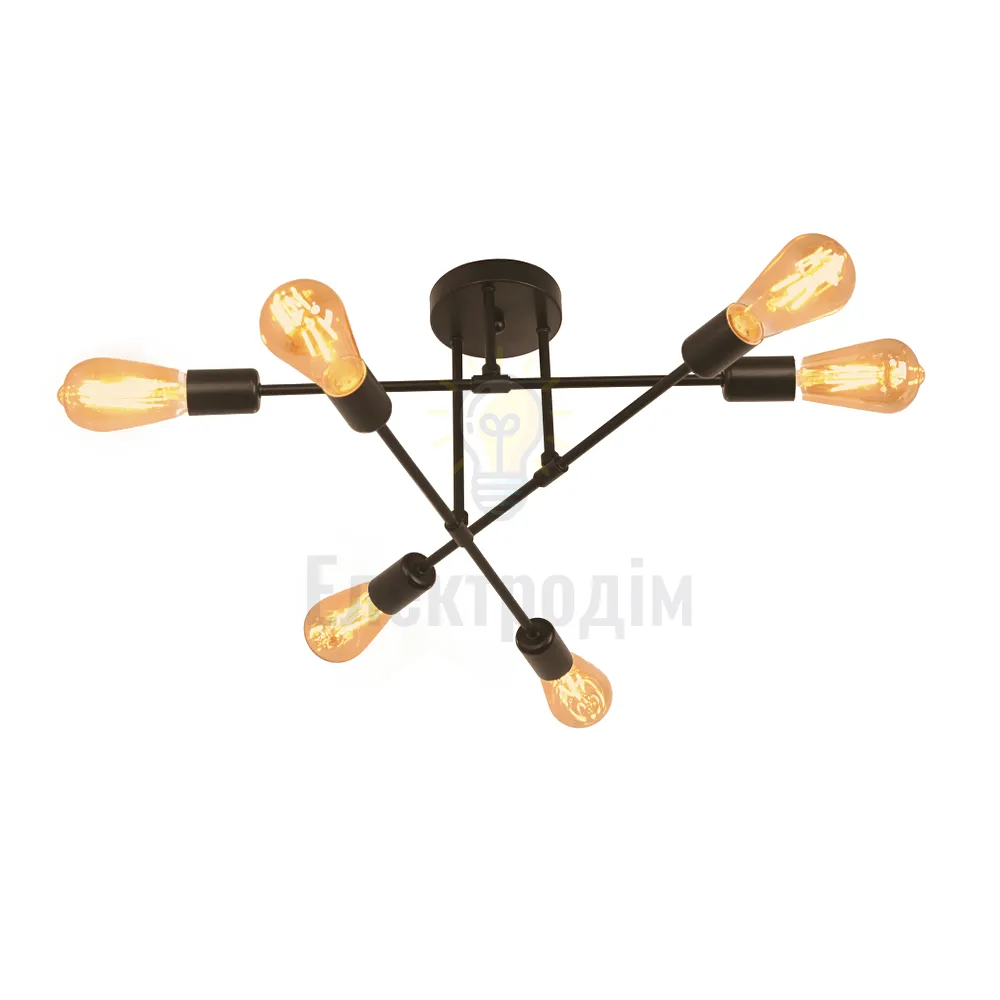 Світильник VELMAX V-CL-LINE3-Bl, max 60W*6, E27, 220V 23-12-24 