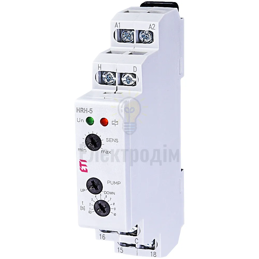 ETI Реле контролю рівня рідини HRH-5 UNI 24..220V AC\DC(1х8А_АС1) 2471715 