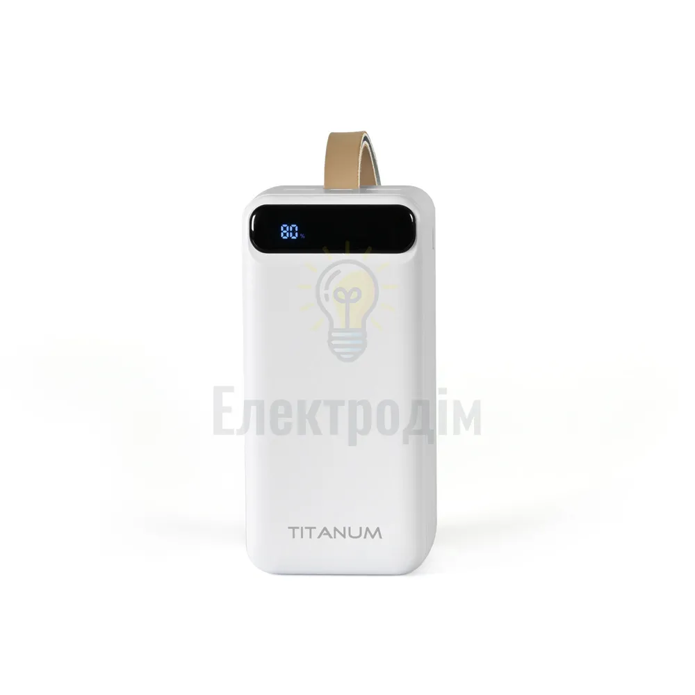 TITANUM  50000mAh 22.5W White QC+PD білий TPB-741S-W  - фото 1