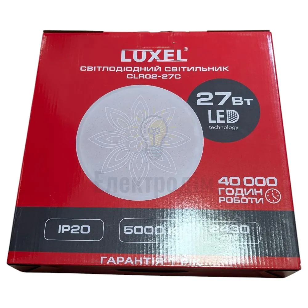 LED Світильник 27 Вт 5000К  IP20 CLR02-27C  - фото 1