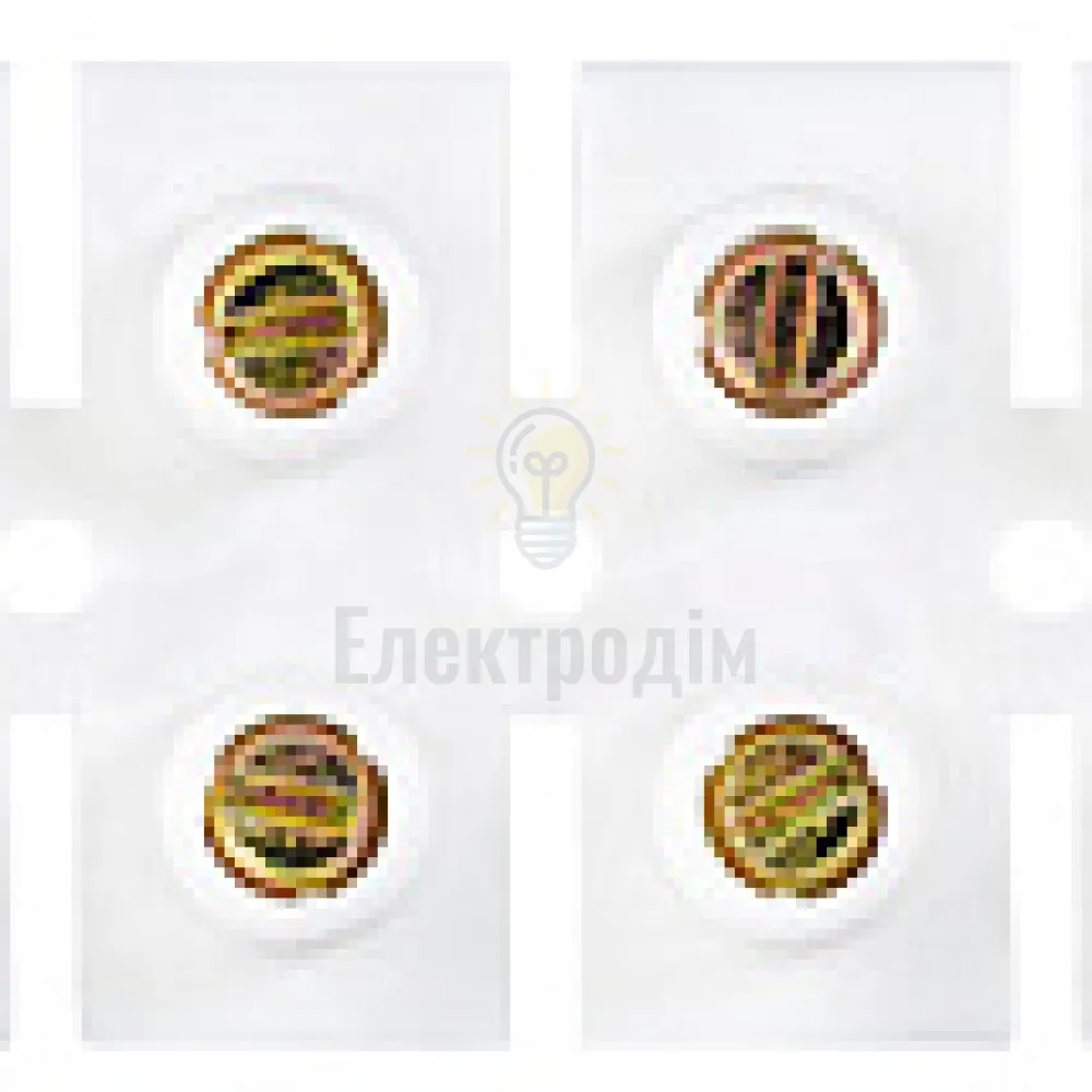 Клемна колодка тип Н 30 мм /  80А біла АСКО A0130040012  - фото 1