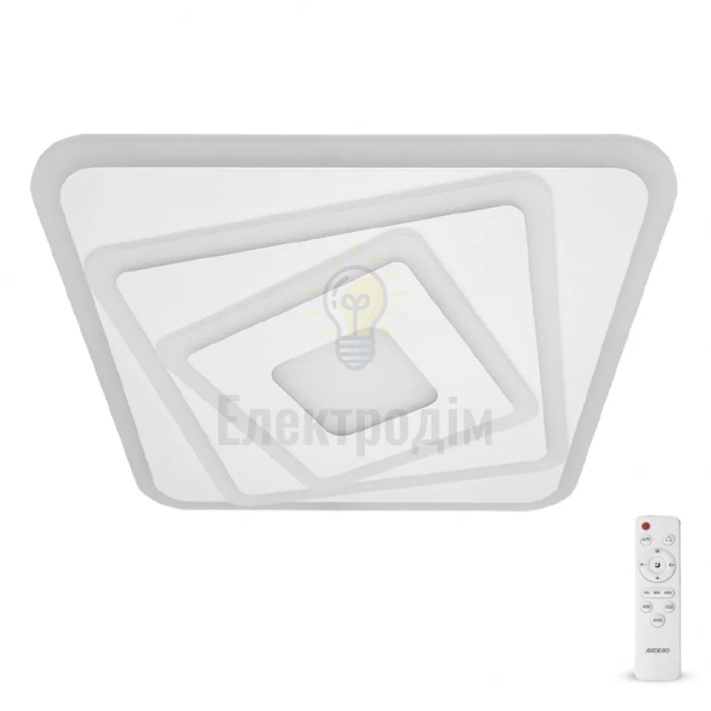 AL6112ARD 90W квадрат 8100Lm 3000K-6500K 480*480*60mm OMEGA 80042  - фото 4