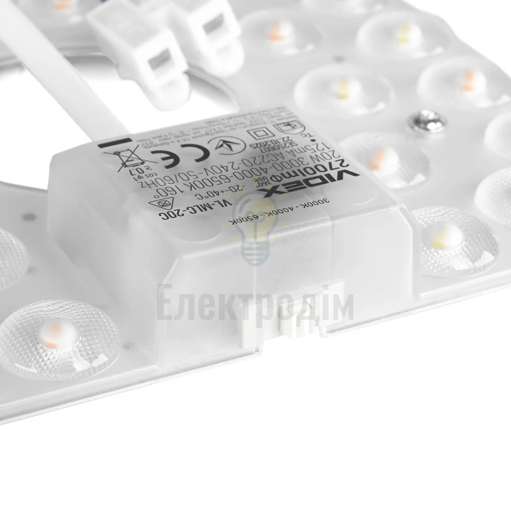 Рем комплект LED модуль для світильників 20W VIDEX VL-MLC-20C 3000-4000-6500K VL-MLC-20C  - фото 9