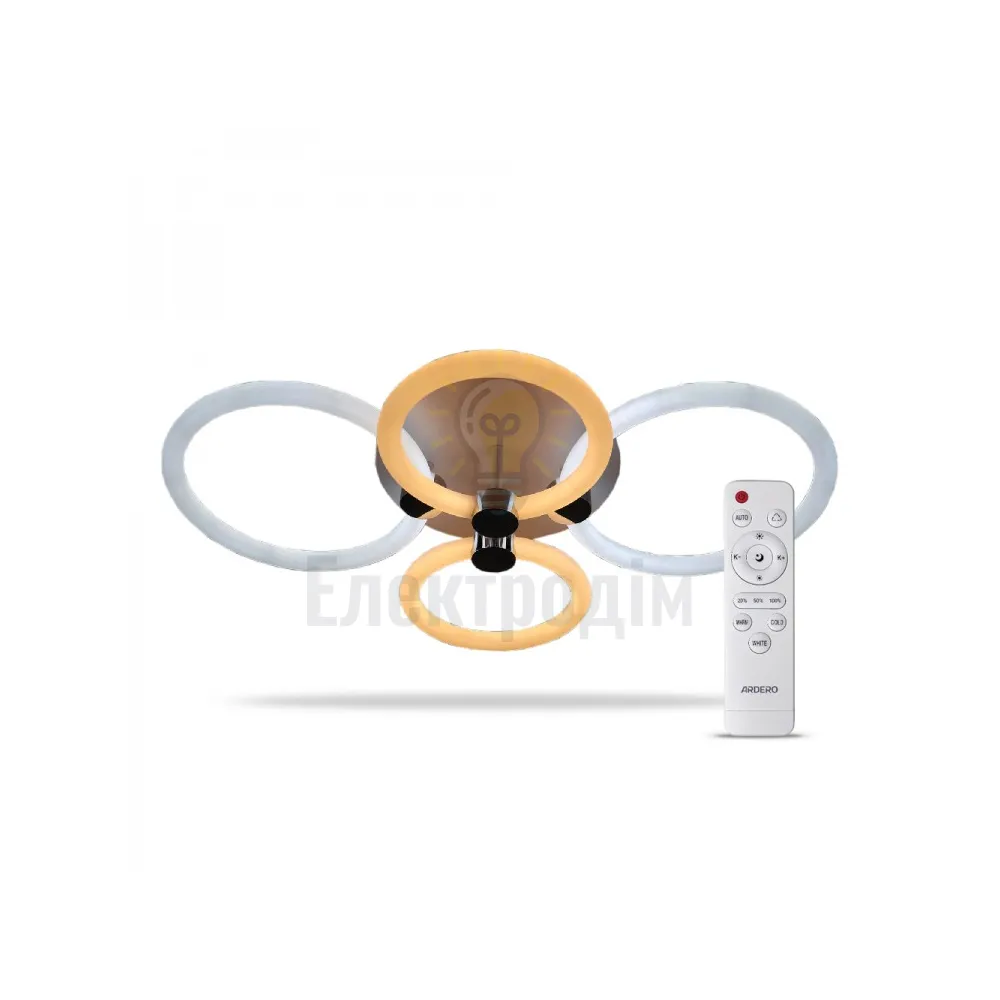 AL6134ARD 76W коло 8450Lm 3000K-6500K 615*415*130mm FELICITY 80073 
