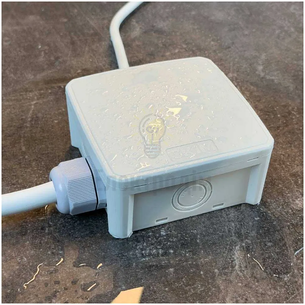 Коробка розподільча СКІМ K85 88х88х52 сіра IP55 В1102006  - фото 3