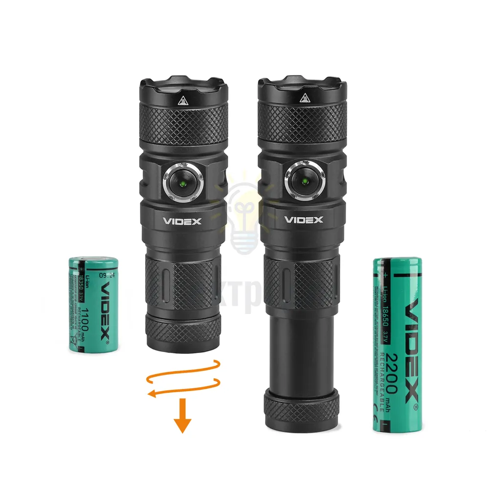 Портативний світлодіодний ліхтарик VIDEX VLF-A231Z 1500Lm 5000K 98004  - фото 6