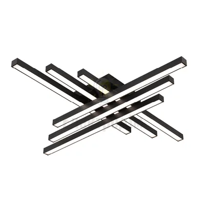 LED світильник smart HIWAY VIOLUX квадрат 110W 3000-4000-5000K IP20 чорний 220805 — купити в Електродім