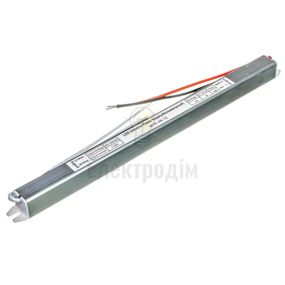 Блок  живлення 12В AVT SLIM 4А -48W SLIM IP20 C 1013418 