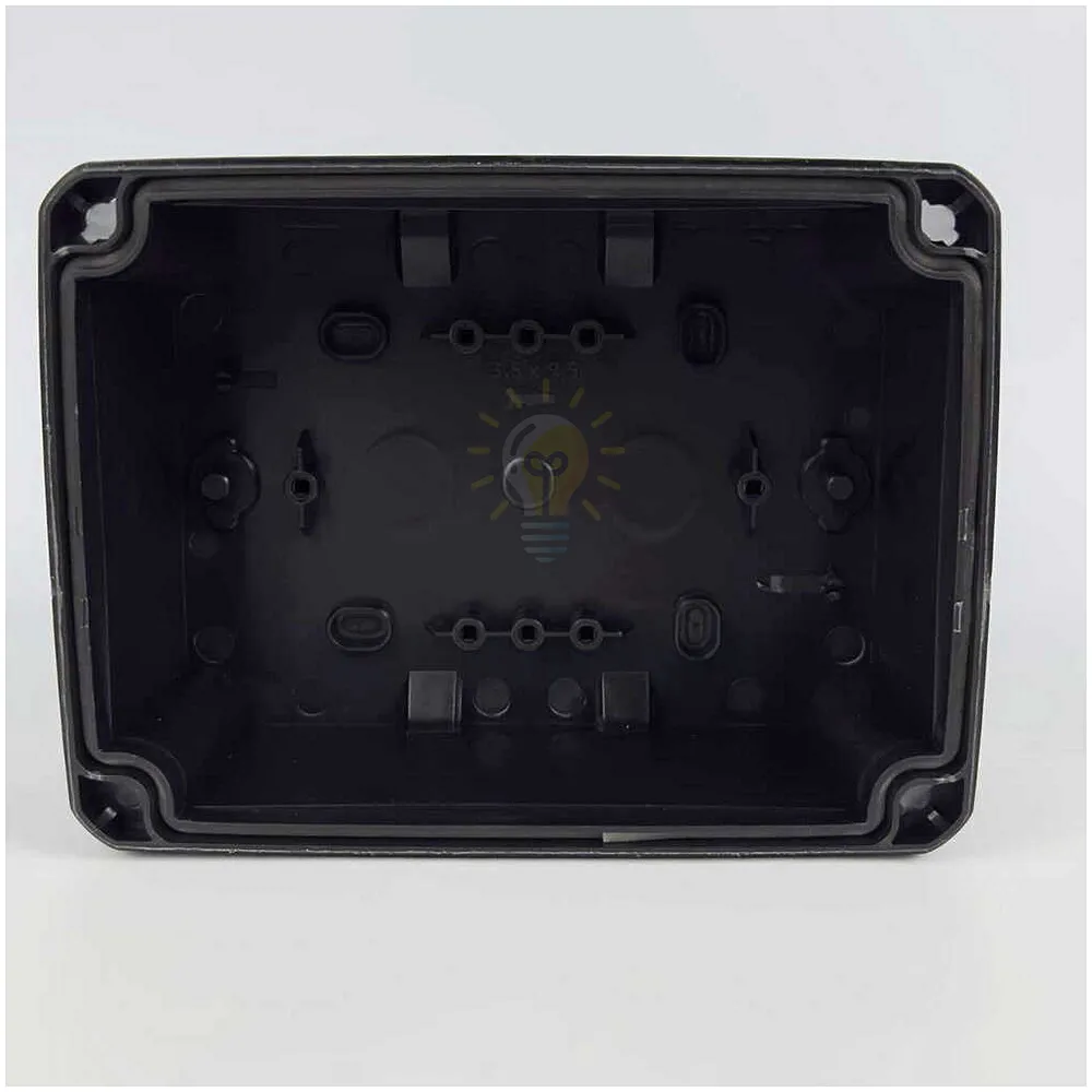 Коробка розподільча СКІМ 163х123х68 (K160B) чорна B1102013  - фото 2