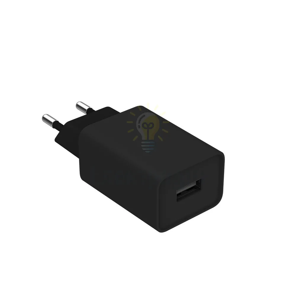 Зарядний пристрій мережевий USB + кабель Type-C 2,4A 10W чорний ColorWay CW-CHS012CC-BK CW-CHS012CC-BK  - фото 6