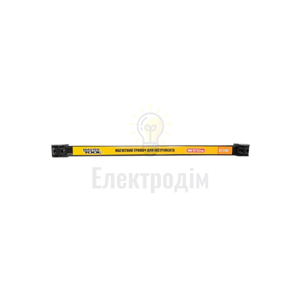 Магніт Магнітна планка Тримач магнітний для інструменту MASTERTOOL 12 кг 460х23х12.5 мм 81-2140 
