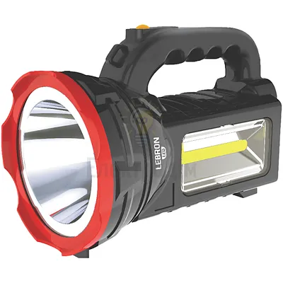 LED ліхтар прожекторний переносний акумуляторний LEBRON L-HL-78, ABS, 2W/4W+3W COB, 3000mAh 15-15-78 — купити в Електродім