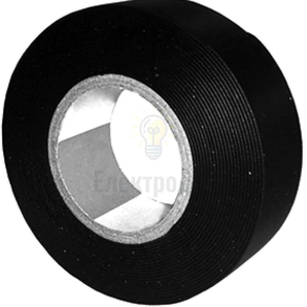 Ізоляційна стрічка різна Самовулканізуюча ізолента e.tape.sf.5.black, 0,8ммх25ммх5м, чорна 98754 