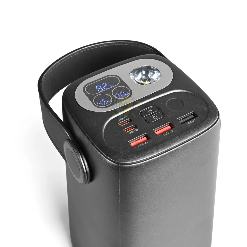 Павербанк 60000mAh Titanum 100W PD чорний TPB-WC60-B  - фото 2