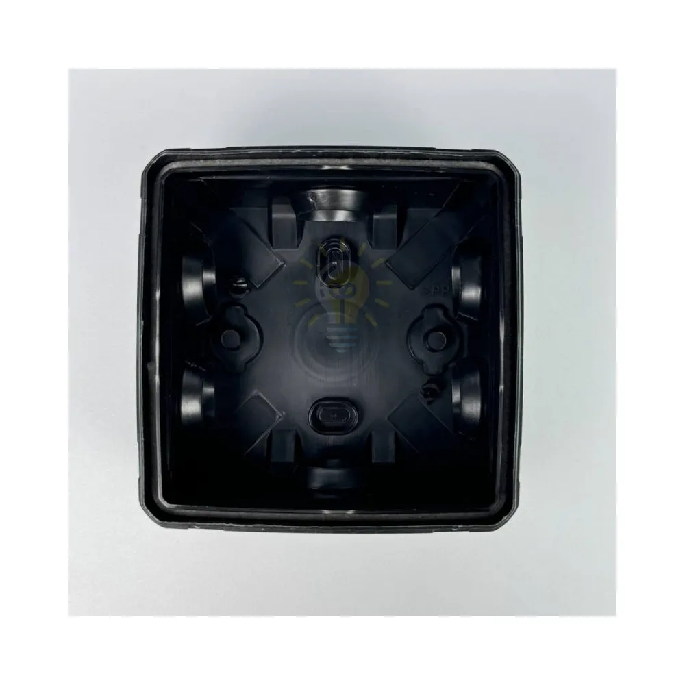 Коробка розподільча СКІМ 88х88х52 (K85В) чорна ІР65 (4/208шт) B1102007  - фото 3