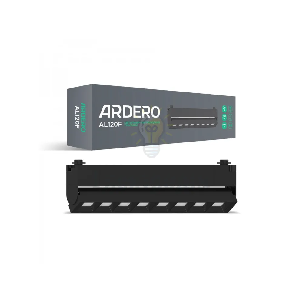 AL120F 20W 4000К 60 град чорний 281*33*75 мм 80158 