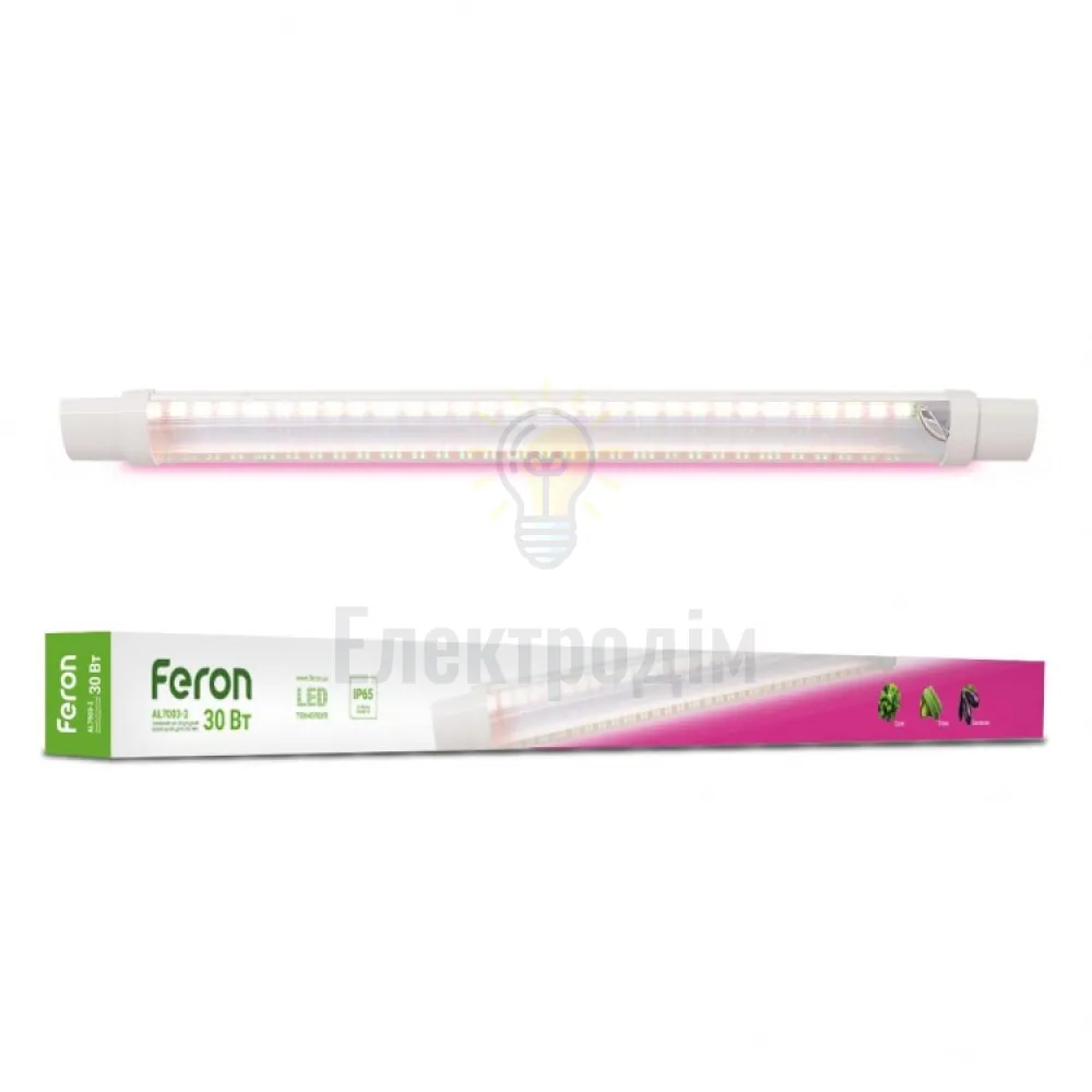 AL7003-2 30W, AC180-240V 1200*53*35mm 50/60Hz IP65 із мережевим шнуром 80900 
