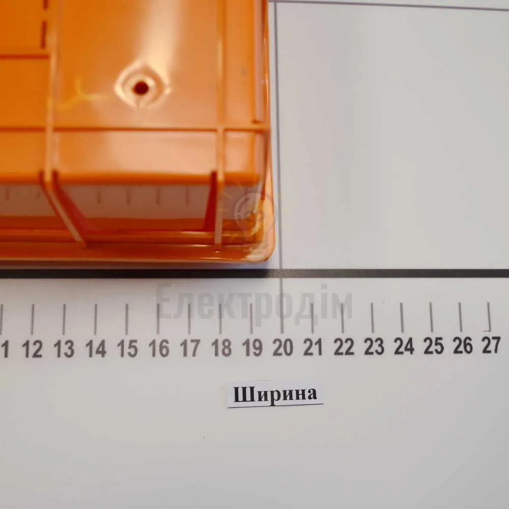 Бокс пласт.Nilson quantom на 6 модулів внутрішній чорний 32661006  - фото 8
