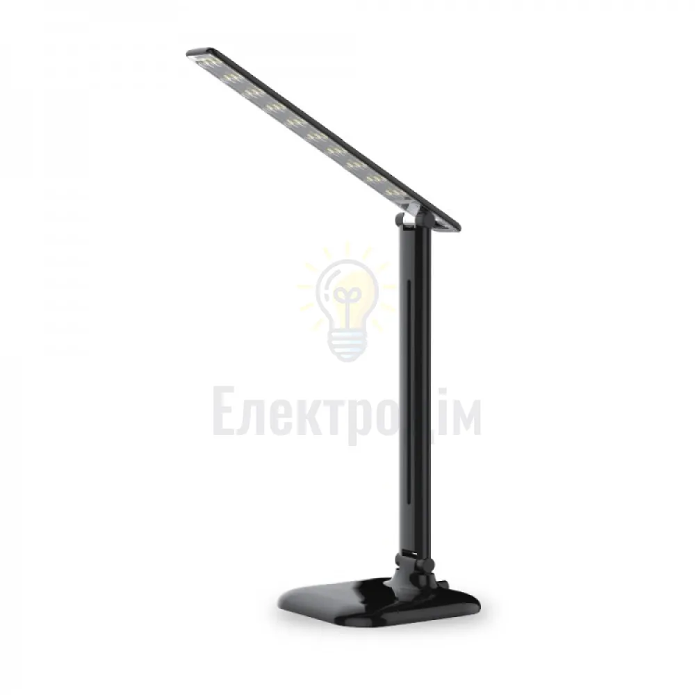 DE1725ARD настільний світильник чорний 9W 6500К 500 LM (36*15*15cm) IP20 01955  - фото 3