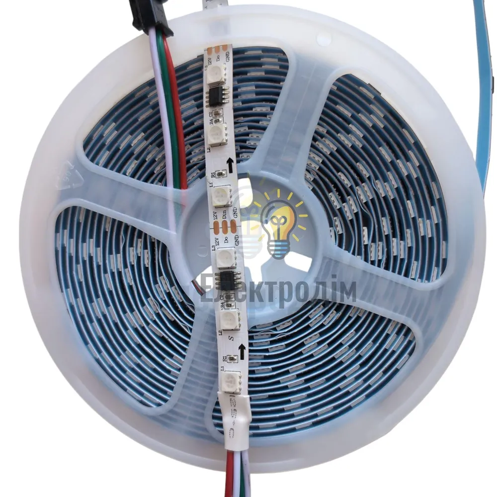 AVT AVT-03-300RGB TM1903-12V Світлодіодна стрічка Smart smd5050 1017955  - фото 1