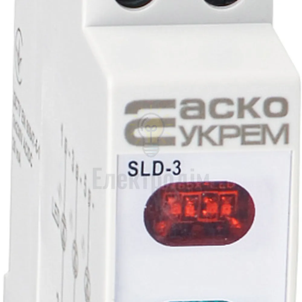 Модульний сигнальний індикатор 230V AC/DC SLD-3 A0140030036  - фото 1