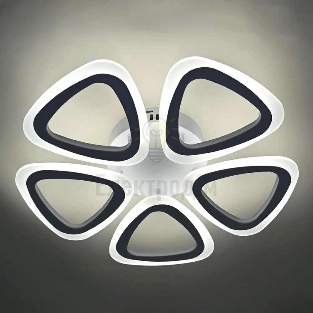 AL6555ARD 50W 5300Lm 5000K 460*460*75mm білий CLOVER 80500  - фото 4