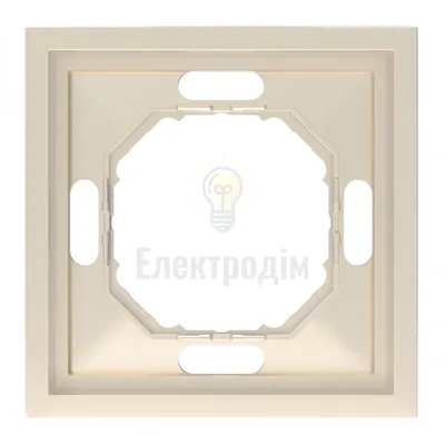 EF101-C рамка 1-місна універсальна шампань Soft 80832 — купити в Електродім