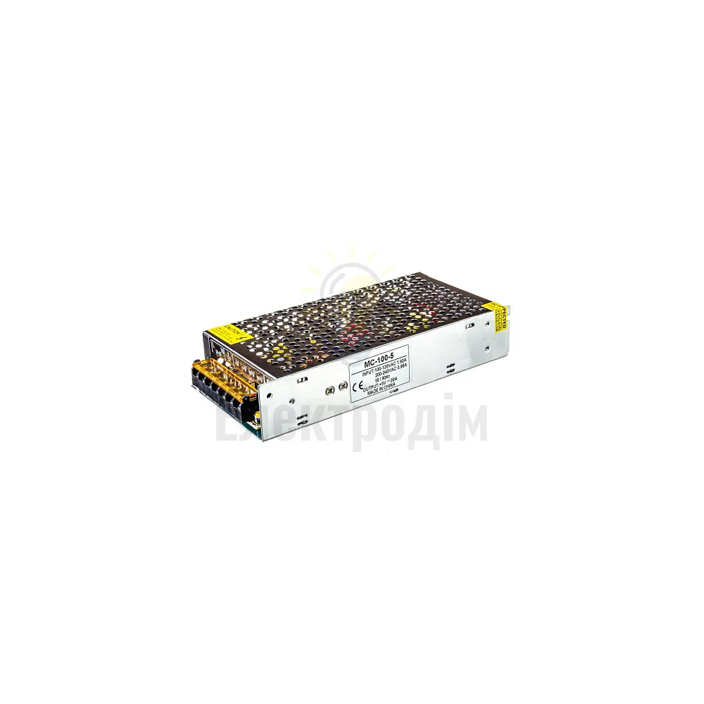 Блок  живлення 5в Блок питания 20А - 100W MC 5V IP20 1017936 
