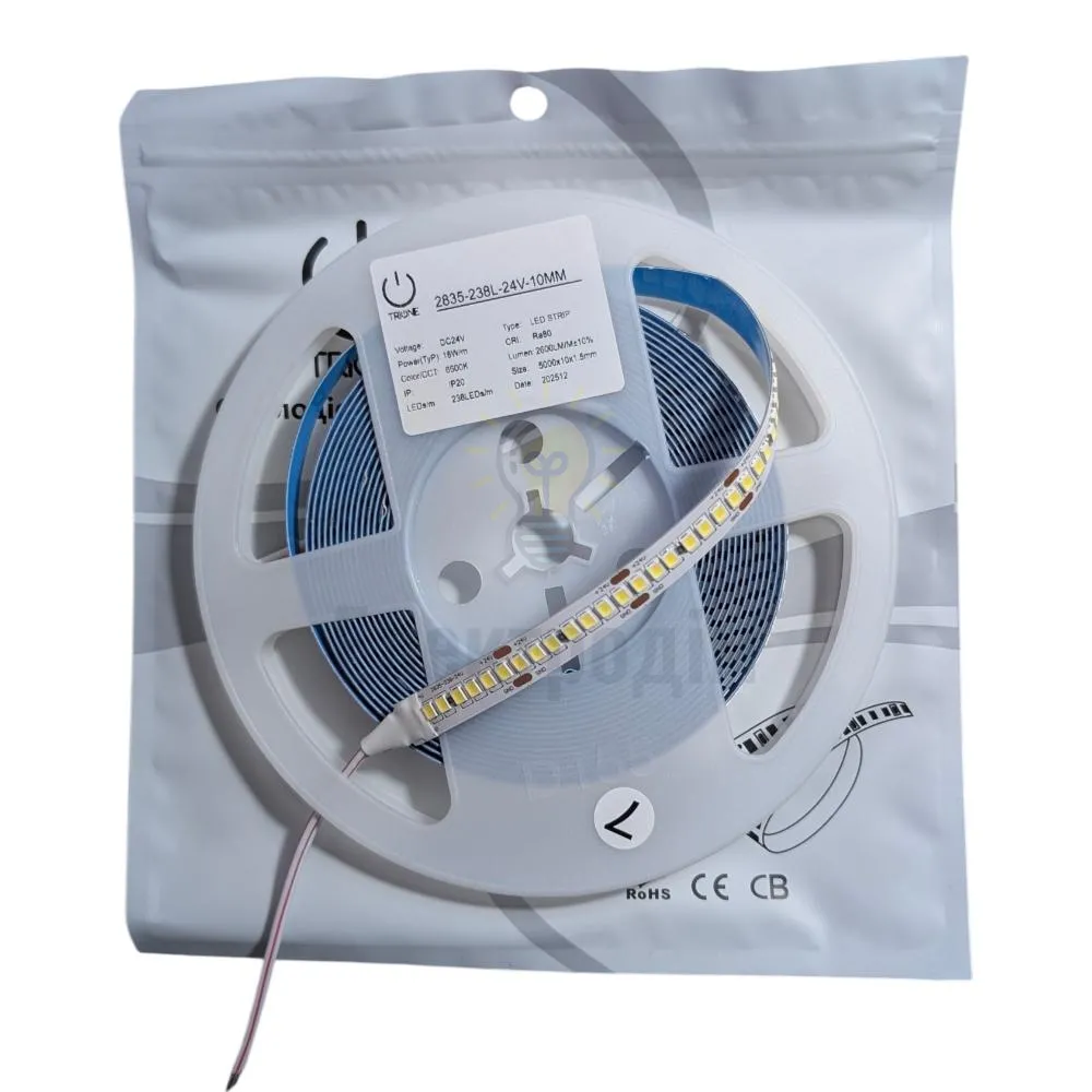 Стрічка TRIONE PREMIUM 24V - 238 LED - 18W - 6500K 98190  - фото 1