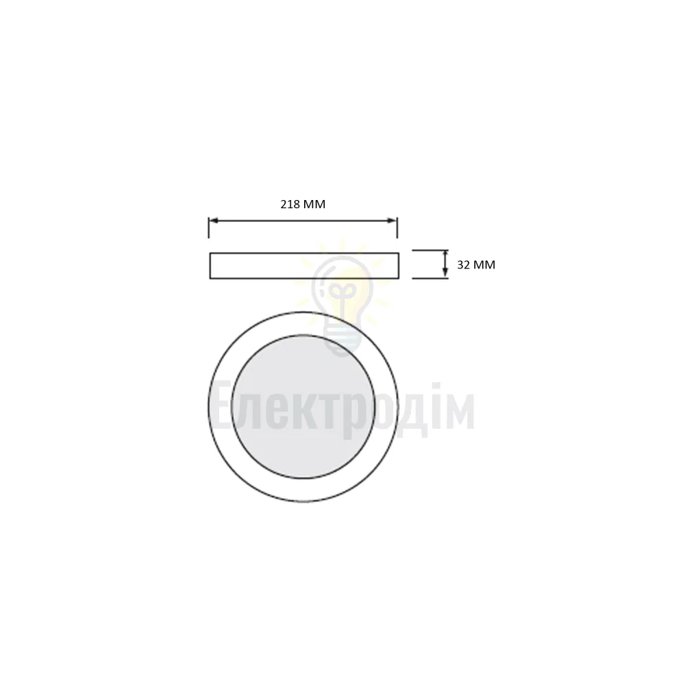 Світлодіодний світильник MILENA-12 3CCT 12W чорний 016-083-0012-020  - фото 2