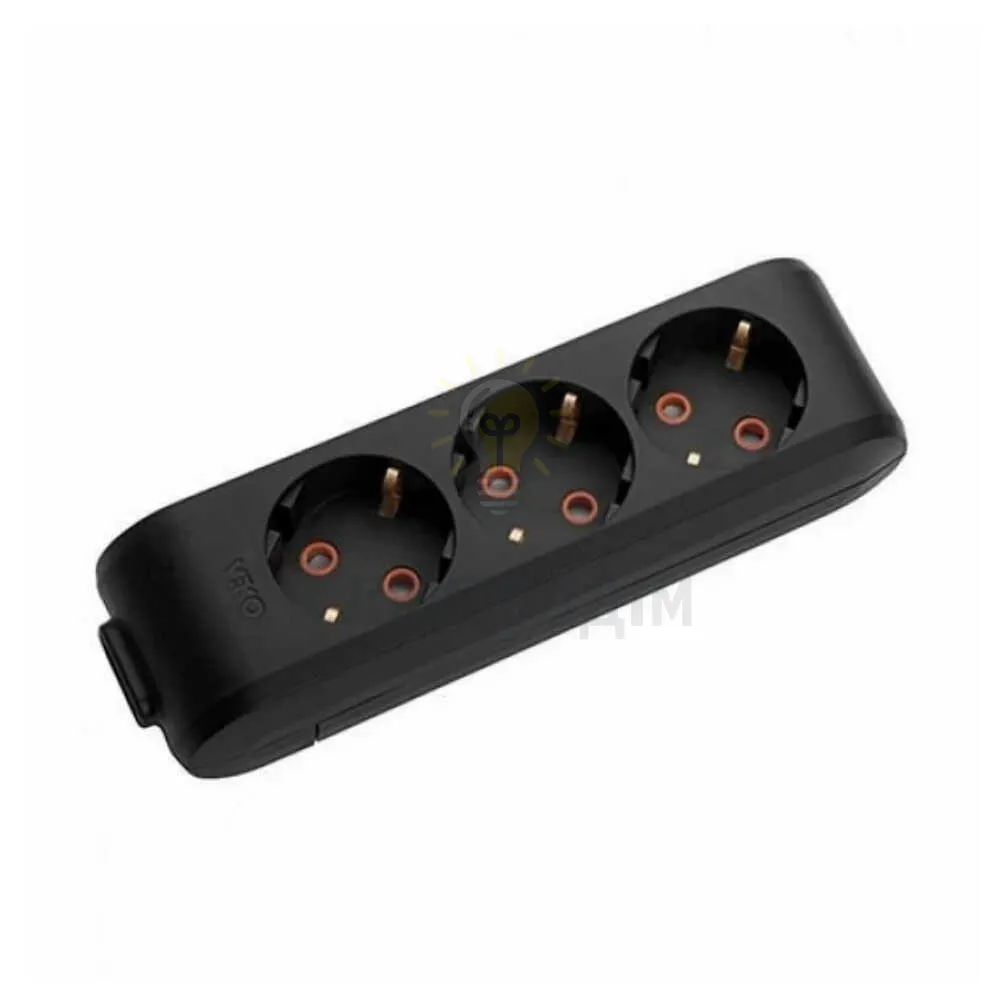 Колодка Vi-Ko Multi-Let Чорна 3 з/з 90134300 