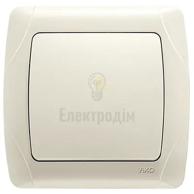 Вимикач Viko Carmen Крем 1-а 90562001 — купити в Електродім