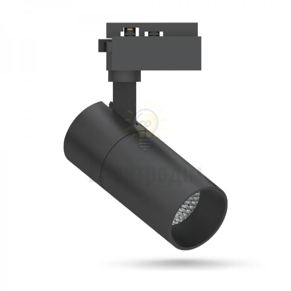 Світильник трековий AL140 COB 20W 1600LM 4000K IP40 чорний 65*150*140мм 41612  - фото 2