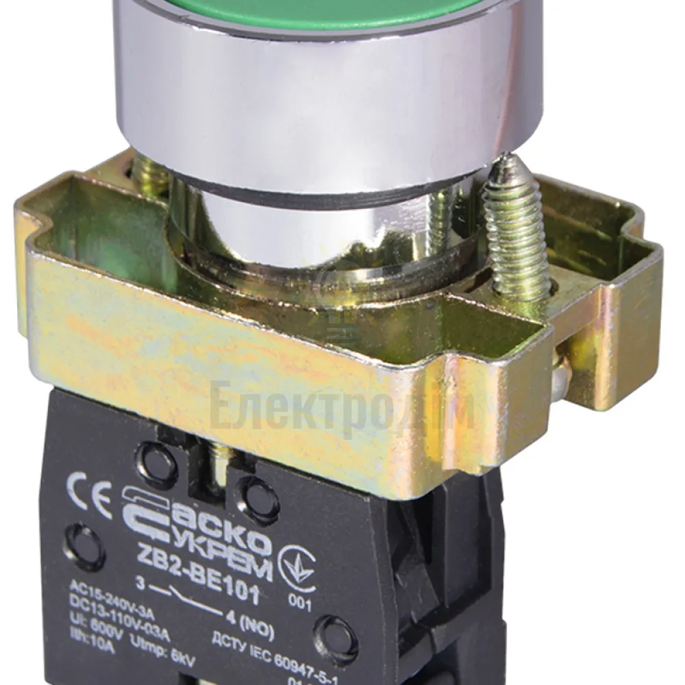 XB2-BA31 Кнопка Старт зелена  АСКО A0140010002 