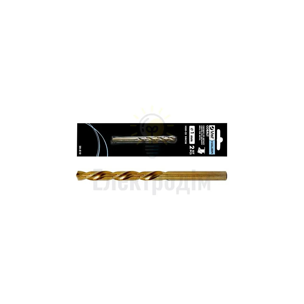 Свердло по металу HSS, Cobalt 3.8мм, 2шт. 20-838 