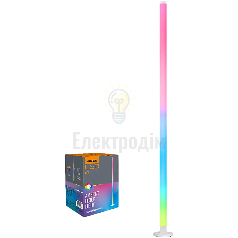 LED лампа підлогова VIDEX TF20 RGB 10W TF20 10W 