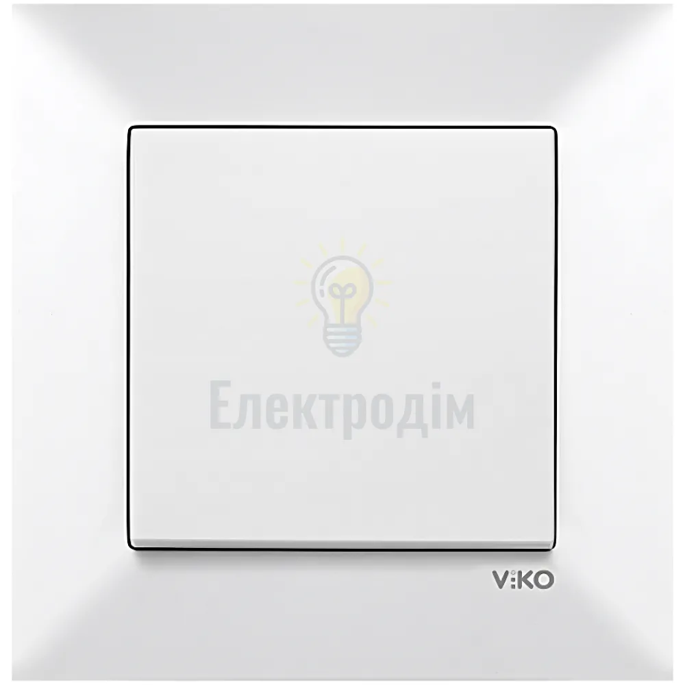 Вимикач 1-кл.  Viko Meridian Білий 90970001-WH 