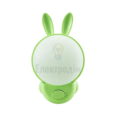 Нічник led BUNNY 2CCT зелений 98772 — купити в Електродім
