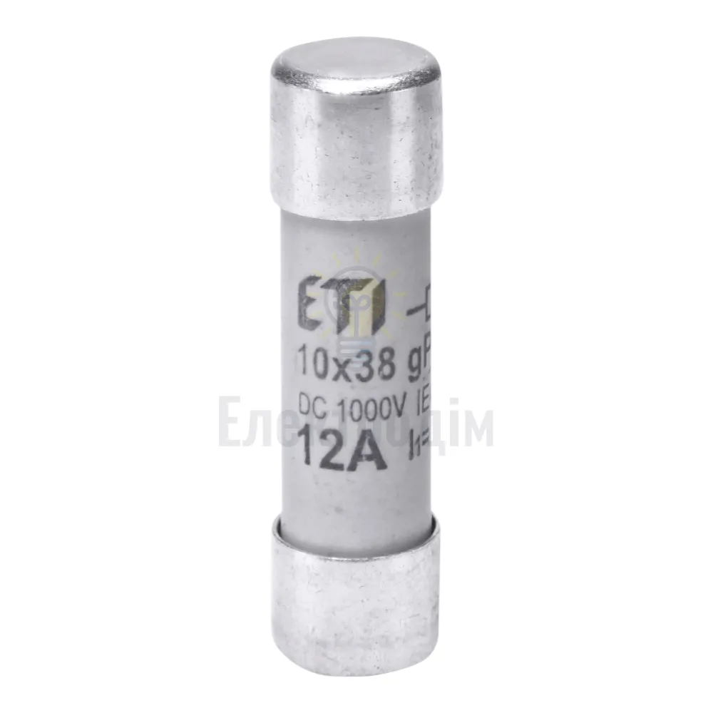 Запобіжник CH 10x38  gPV 12A 1000V (10kA) 2625106 