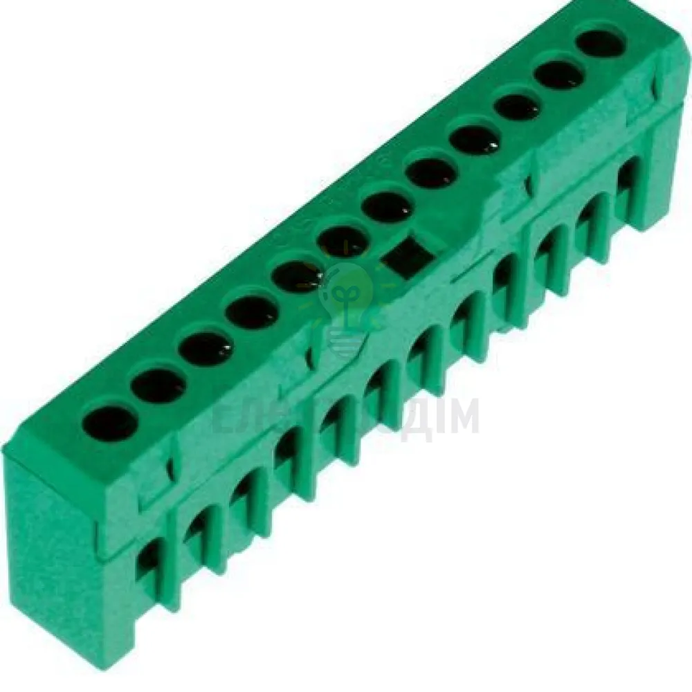 Клемник ESC-QBLOK7202 (зелений, 10/16 мм2, 12 підключ.) 3903207 Словенія 