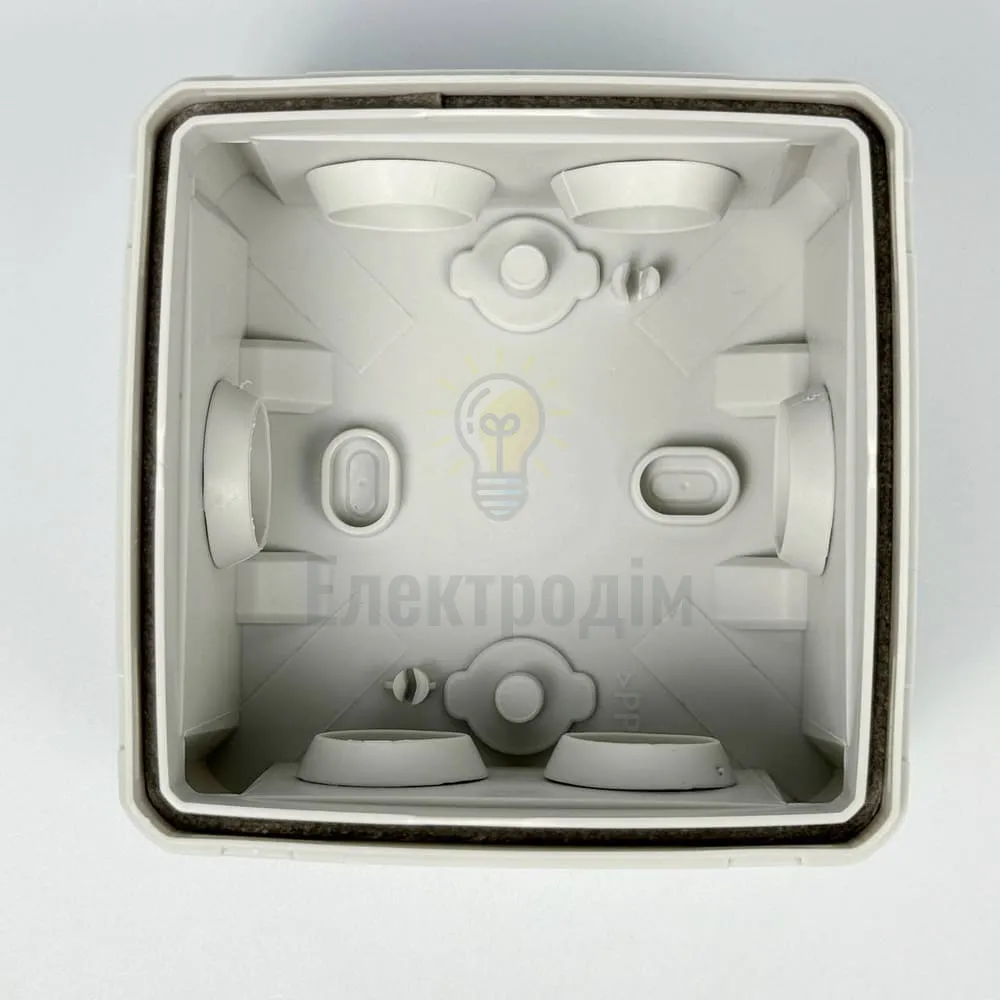 Коробка розподільча СКІМ K85 88х88х52 сіра IP55 В1102006  - фото 13