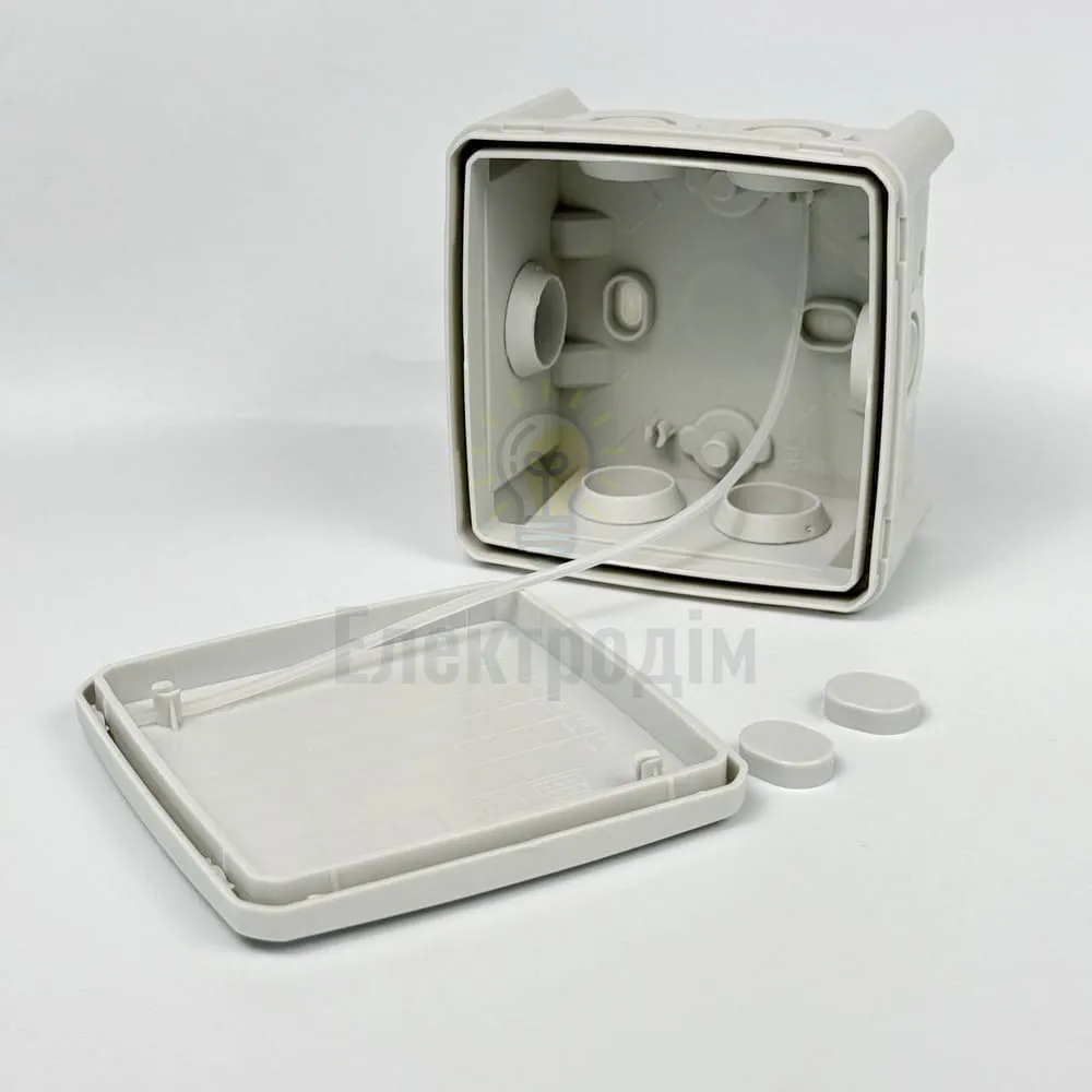 Коробка розподільча СКІМ K85 88х88х52 сіра IP55 В1102006  - фото 14