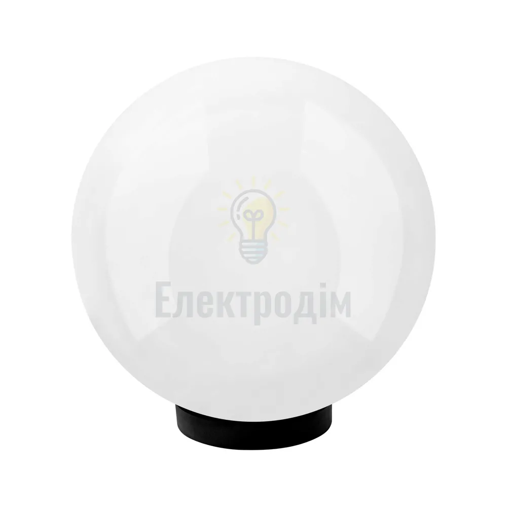 Світильник садово-парковий VIOLUX SFERA білий 350мм 100W Е27 ІР44 (1/2) 500150 