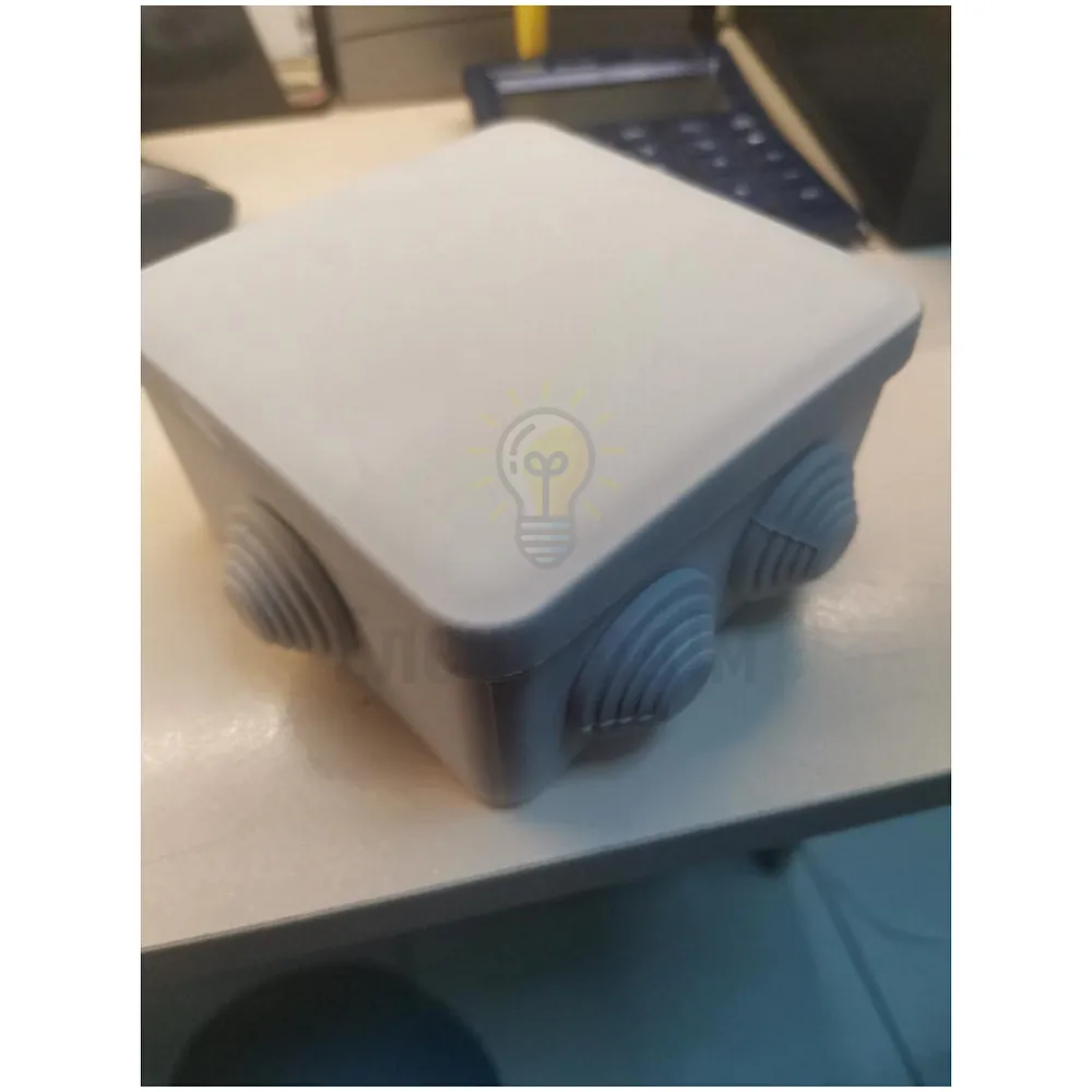 Віотек Коробка розподільча Віотек 100х100х50 (світло сіра) IP55 BOX10050S 