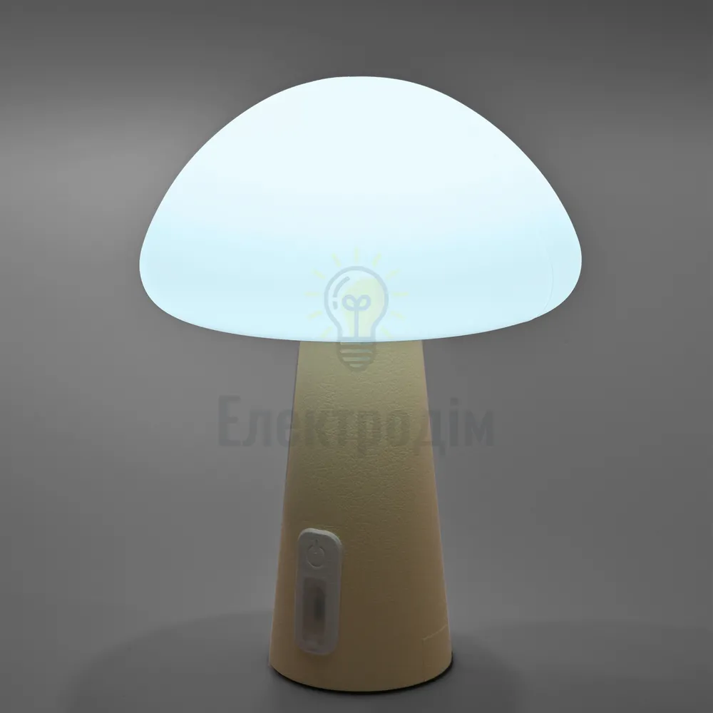 LED лампа настiльна з акумулятором VIDEX VL-TF25BG Beige VL-TF25BG  - фото 3