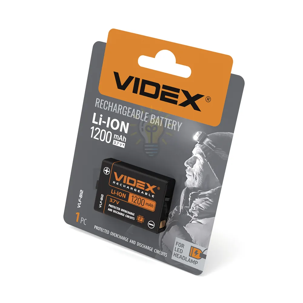 Акумулятор VLF-B12 Li-lon 1200mAh захист (бл-1шт) VLF-B12  - фото 1