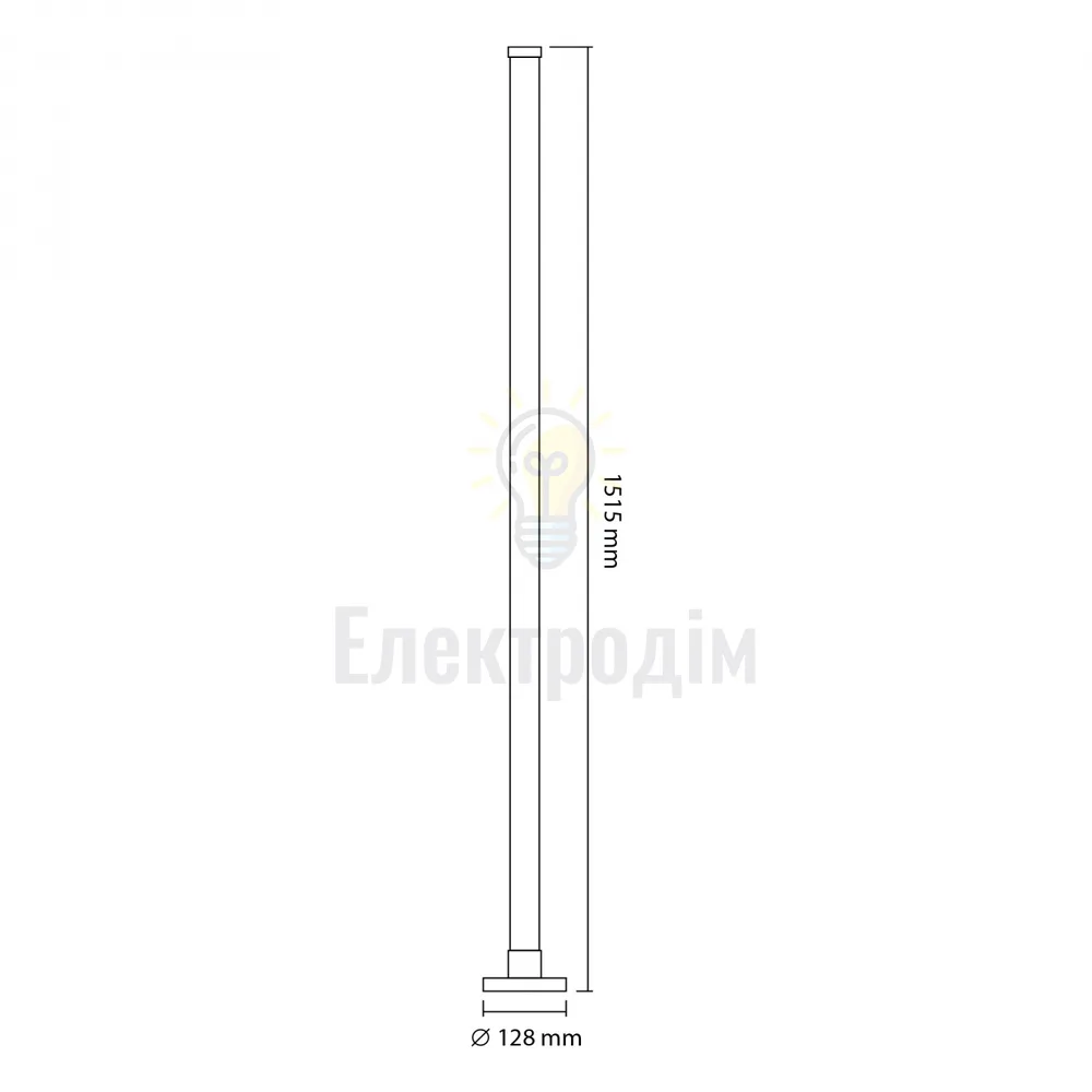 LED лампа підлогова VIDEX TF20 RGB 10W TF20 10W  - фото 7
