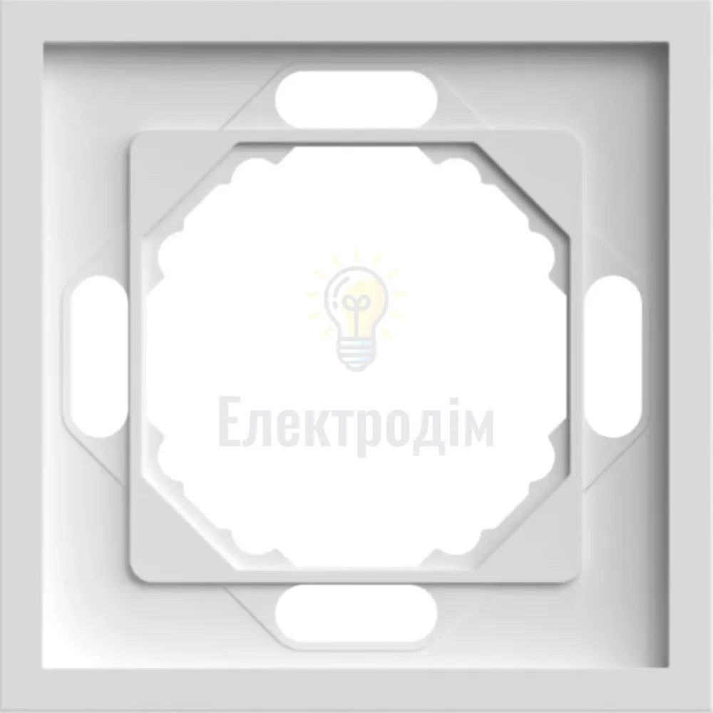 EF101-W рамка 1-місна універсальна білий Soft 80728 