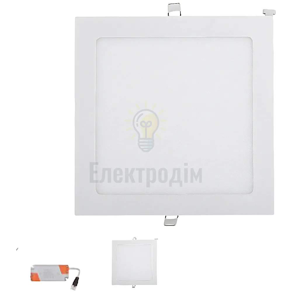 LED Панель квадрат 24w  4000K IP20 DLS-24N Luxel 